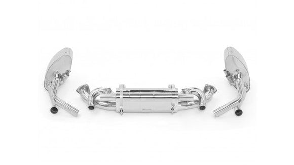 TUBI 991.1 CARRERA S SIDE AND CENTRAL MUFFLERS KIT W VALVE