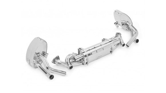 TUBI 991.1 CARRERA S SIDE AND CENTRAL MUFFLERS KIT W VALVE