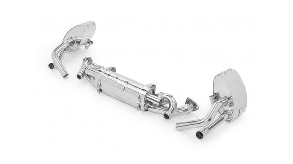 TUBI 991.1 CARRERA S SIDE AND CENTRAL MUFFLERS KIT W VALVE