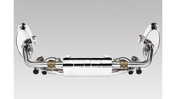 TUBI 991.1 CARRERA SIDE AND CENTRAL MUFFLERS KIT NO VALVE