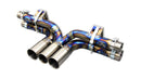 TUBI 991 GT3 CENTRAL STRAIGHT PIPES TITANIUM EXHAUST w 3 END TIPS-4