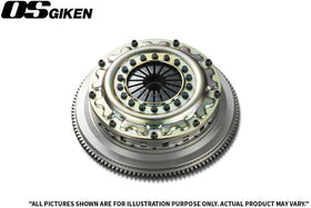 OS Giken Toyota SUPRA 2JZGTE TS Series Triple Plate w/Heavier Flywheel Clutch - Requires TY031-CD30M