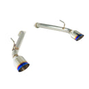 Remark 2017+ Infiniti Q60 Axle Back Exhaust w/Burnt Stainless Single Wall Tip-1