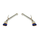 Remark 2017+ Infiniti Q60 Axle Back Exhaust w/Burnt Stainless Double Wall Tip-2