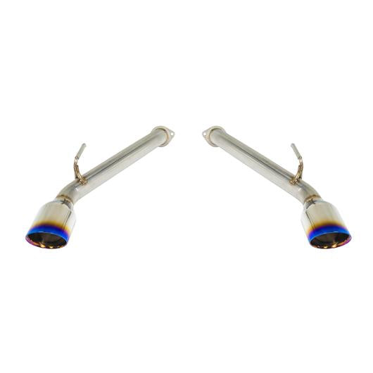 REMARK Axleback Exhaust. Infiniti Q60. Burnt Stainless Double Wall Tip - 0