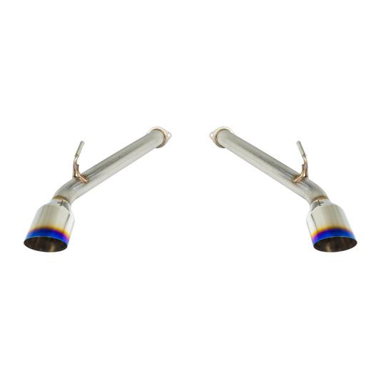 REMARK Axleback Exhaust. Infiniti Q60. Burnt Stainless Single Wall Tip - 0