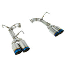 Remark Subaru WRX STi VA Axle Back Exhaust w/ Stainless Single Wall Tip - 4 Inch Version-1