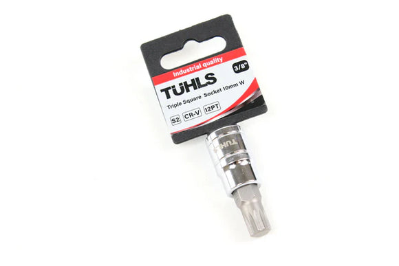 Triple Square 12 Point Socket (10mm W/ 3/8" Drive) | TUHLS-0014