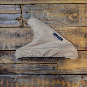 TAN SUEDE E-BRAKE BOOT