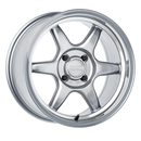 Kansei K11S Tandem 15x8in / 4x100 BP / 0mm Offset / 73.1mm Bore - Hyper Silver Wheel Machined Lip-1