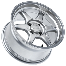 Kansei K11S Tandem 15x8in / 4x100 BP / 25mm Offset / 73.1mm Bore - Hyper Silver Wheel Machined Lip - 0