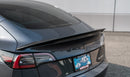 VR Aero Gloss Carbon Fiber Trunk Spoiler Tesla Model 3 2018+-1