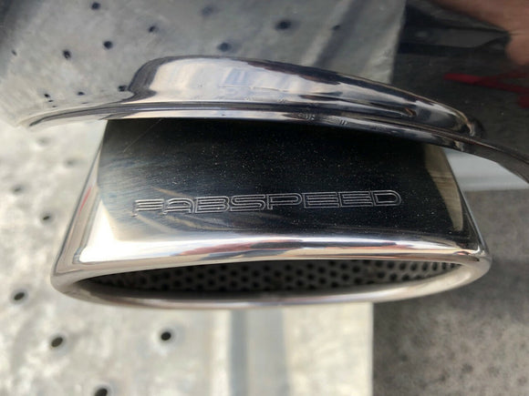 Fabspeed Porsche 964 Turbo 965 C2 Turbo Deluxe Oval Style Tips (1990-1994)