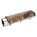 DEI Pipe Shield w/Stainless Steel Clamps - 4in x 12in - Titanium-3