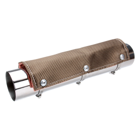 DEI Pipe Shield w/Stainless Steel Clamps - 6in x 36in - Titanium - 0