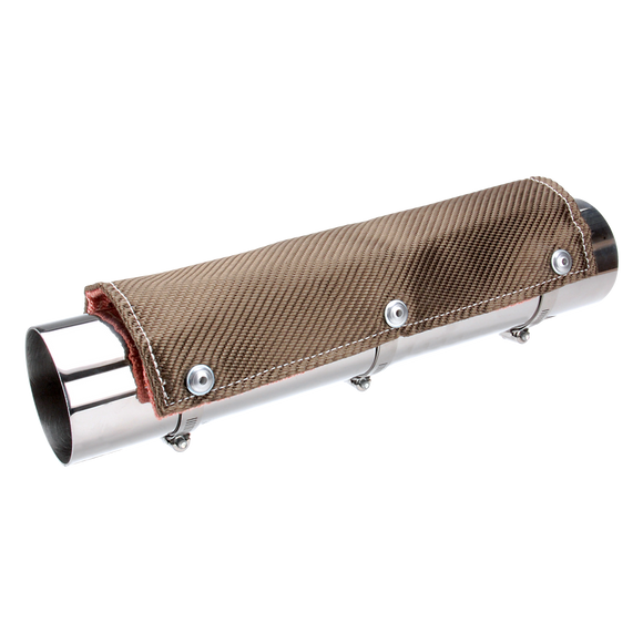 DEI Pipe Shield w/Stainless Steel Clamps - 6in x 36in - Titanium