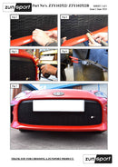 Zunsport Toyota GR86 - Centre Grille - Silver Finish-3