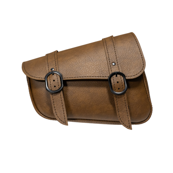 Willie & Max HD Sportsters,Honda Rebel,Custom Hard Tails Brass Monkey Swingarm Bag 4.0 w/Blk Buckle