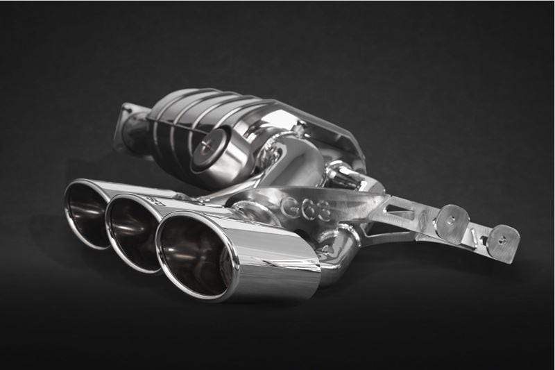 Mercedes G63AMG 4.0L V8 BiTurbo (W 464, 2019-) - Valved Triple Mufflers With CES-3 With ECE