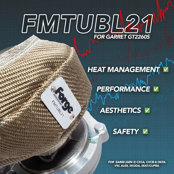 Turbo Blanket for the Garrett Powermax GT2260S (EA888 Gen 3)