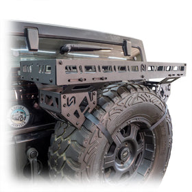 Turn Offroad Universal Spare Tire Storage Rack - 0