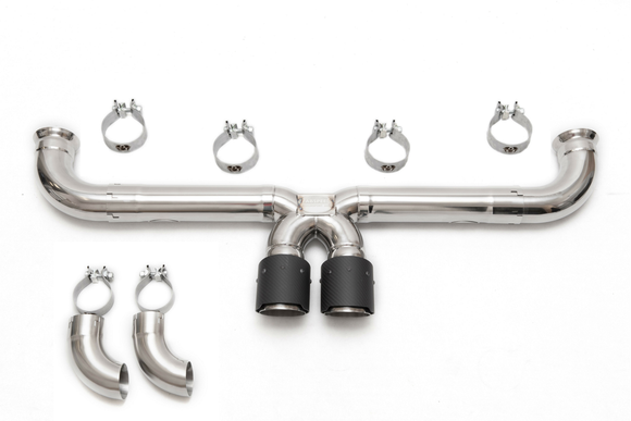 Fabspeed Porsche 991.2 GT3 / GT3 RS Cat-Back Competition Race X-Pipe (2017+)