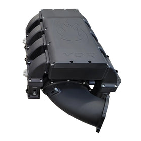 Demon Performance Billet Aluminum Air-to-Water Intake Manifold (Black)