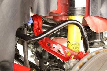 BMR 08-17 Challenger Non-Adj. Upper Control Arms (Polyurethane) - Black Hammertone