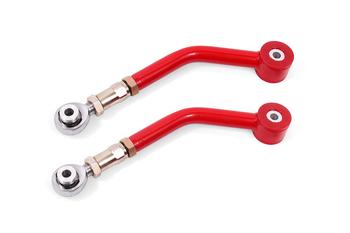 BMR 08-17 Challenger Upper Control Arms On-Car Adj. Rod Ends (Polyurethane) - Red