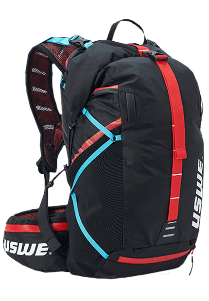 USWE Hajker Rolltop Daypack 24L - Carbon Black