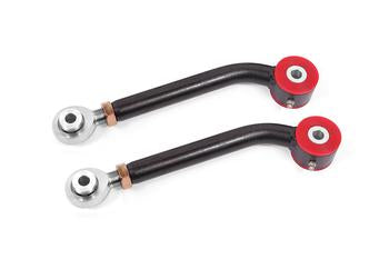 BMR 08-17 Challenger Upper Trailing Arms w/ Single Adj. Poly/Rod Ends - Black Hammertone