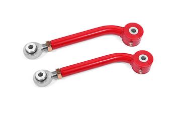 BMR 08-17 Challenger Upper Trailing Arms w/ Single Adj. Poly/Rod Ends - Red