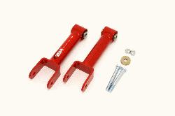 BMR 79-04 Fox Mustang Upper Control Arms Non-Adj. w/ Spherical Bearings - Red
