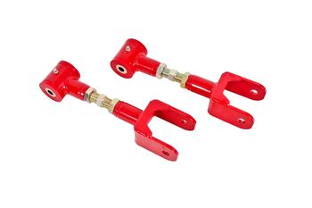 BMR 79-04 Fox Mustang Upper Control Arms On-Car Adj. (Polyurethane) - Red