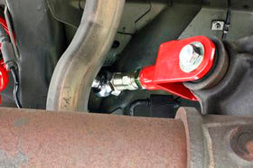 BMR 79-04 Fox Mustang Upper Control Arms On-Car Adj. Rod Ends - Black Hammertone - 0