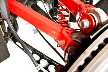 BMR 16-17 6th Gen Camaro Non-Adj. Upper Trailing Arms (Polyurethane) - Red - 0