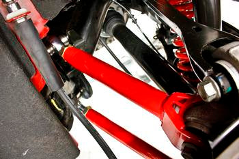 BMR 16-17 6th Gen Camaro Upper Trailing Arms w/ Single Adj. Rod Ends - Black Hammertone