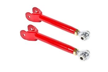 BMR 16-17 6th Gen Camaro Upper Trailing Arms w/ Single Adj. Rod Ends - Red