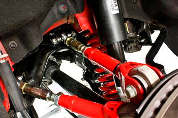 BMR 16-17 6th Gen Camaro Upper Control Arms On-Car Adj. Rod Ends (Polyurethane) - Red