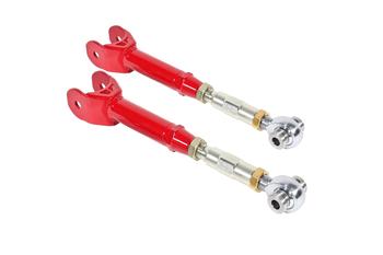 BMR 16-17 6th Gen Camaro Upper Control Arms On-Car Adj. Rod Ends (Polyurethane) - Red