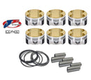 Ultra Series Piston Set By JE - 84mm Standard Bore | 9.5:1 CR | Stock Stroke 89.6mm - BMW N55/S55-1