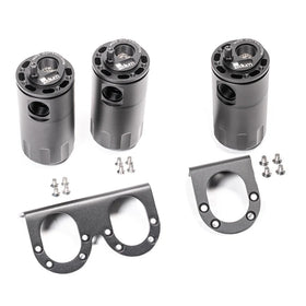 Radium Engineering Dual Universal Catch Can Kit - Fluid Lock