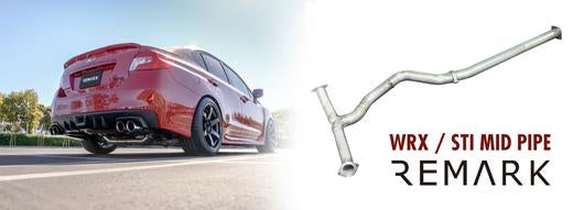 REMARK Midpipe Kit. Subaru WRX STi VA (Non-Resonated)