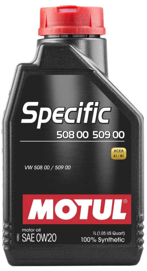 0W20 Synthetic Engine Oil (1 Liter) - Motul 107385