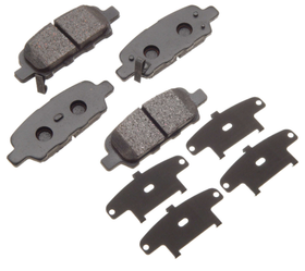 AKEBONO Pro-ACT Ultra-Premium Ceramic Brake Pads Rear 2014-2018 Q50 Excluding Sports Package