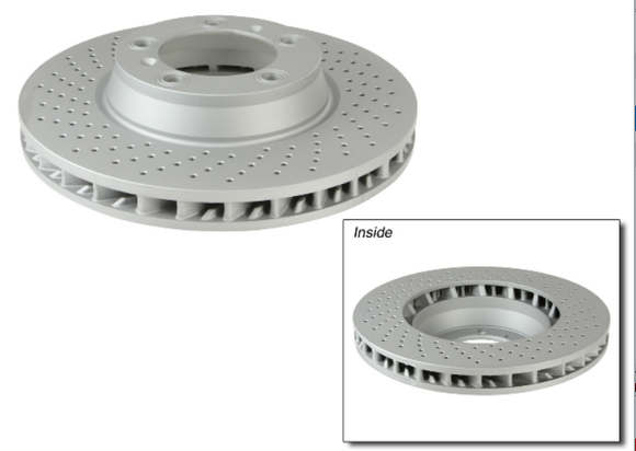 Porsche Disc Brake Rotor - Zimmermann 460156020