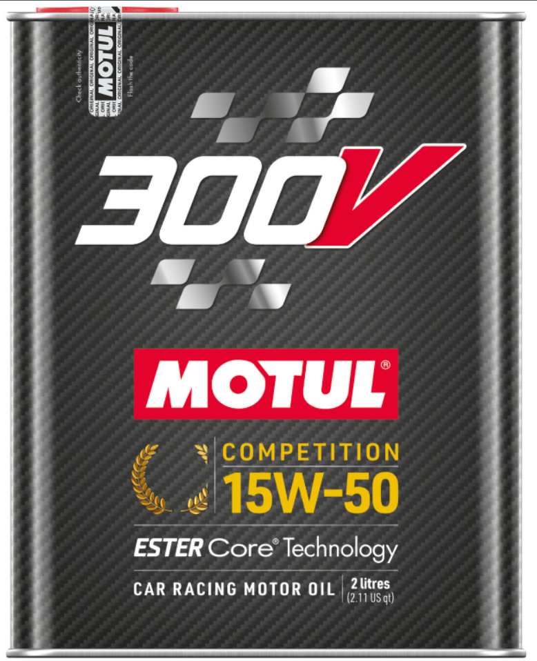 300V Competition 15W-50 Racing Engine Oil (2 Liter) - Motul 110860