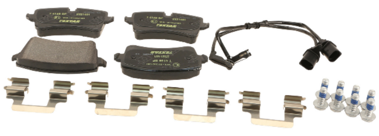 Disc Brake Pad Set 356x22 (Rear) - Audi / D4 / A8 / S8 | 4H0698451L