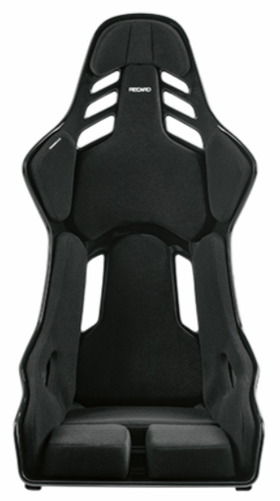 Recaro Podium GF Large/Left Hand Seat - Perlon Velour Blk