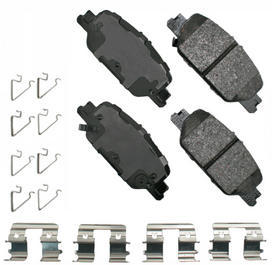 AKEBONO Pro-ACT Ultra-Premium Ceramic Rear Brake Pads 2017-2025 Honda CR-V